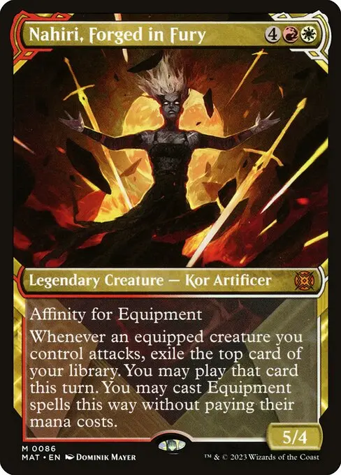 Nahiri, Forged in Fury (V.1) XMAT-86 Mythic Englisch