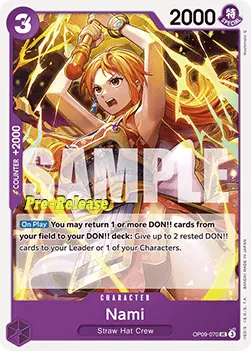 Nami (OP09-070) OP09P Uncommon Englisch