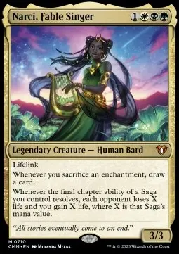 Narci, Fable Singer (V.1) XCMM-710 Mythic Near Mint Deutsch Foil