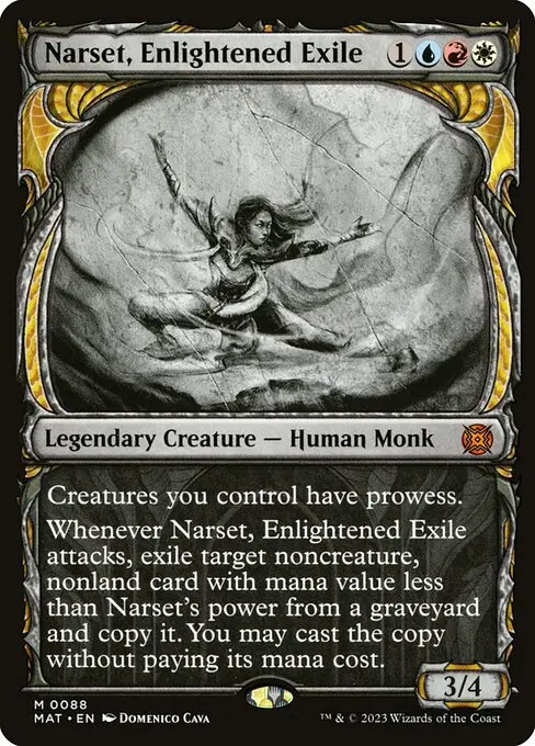 Narset, Enlightened Exile (V.1) XMAT-88 Mythic Englisch
