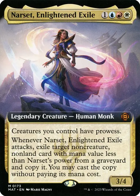 Narset, Enlightened Exile (V.3) XMAT-173 Mythic Englisch