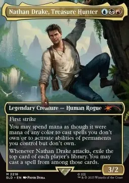 Nathan Drake, Treasure Hunter SLDPS-2216 Mythic Excellent Englisch Foil