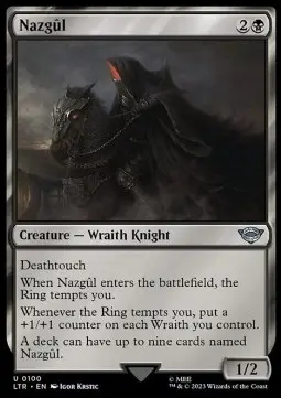 Nazgûl LTR-100 Uncommon Near Mint Englisch Foil