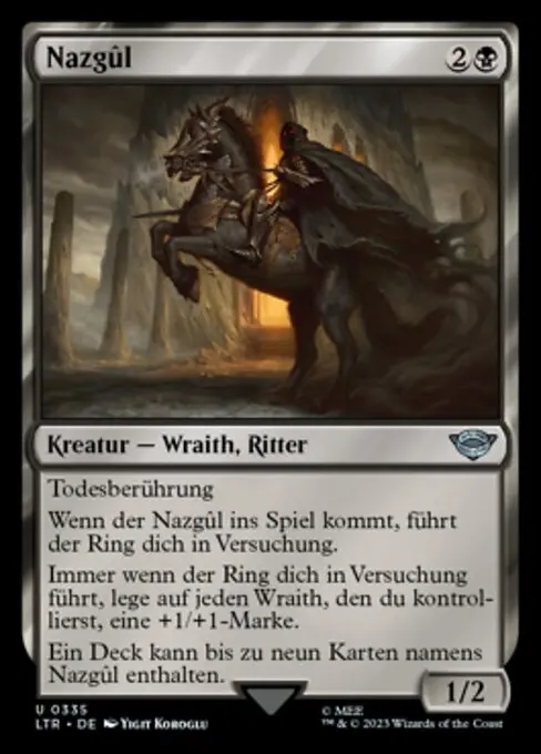 Nazgûl (V.4) XLTR-335 Uncommon Deutsch