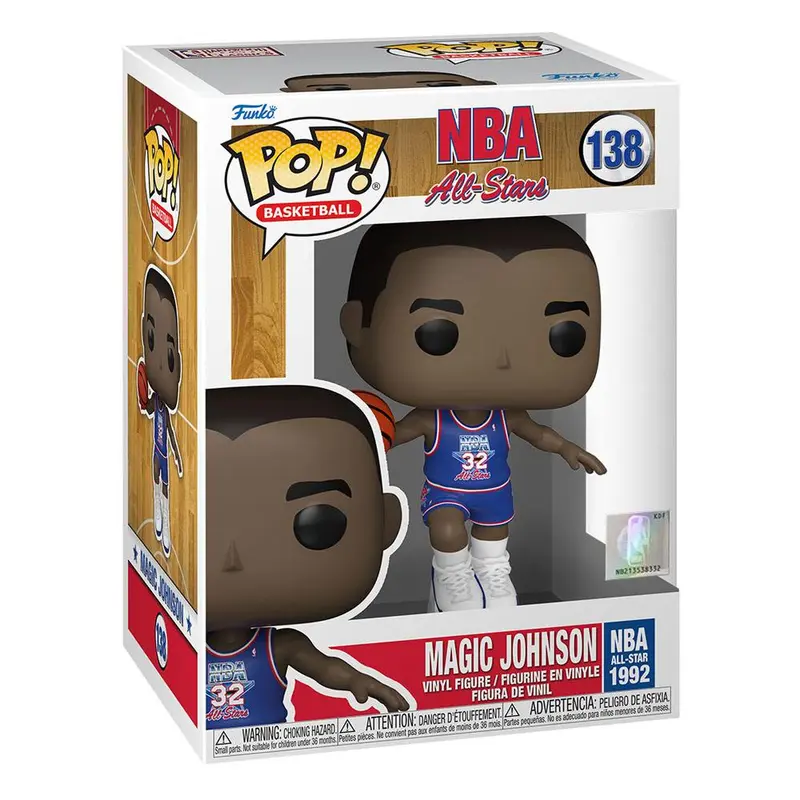 NBA Legends – Magic Johnson Blue All Star 1991 – Funko POP! Vinyl Figur 9 cm