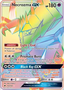Necrozma GX BUS-153 Secret Rare Deutsch