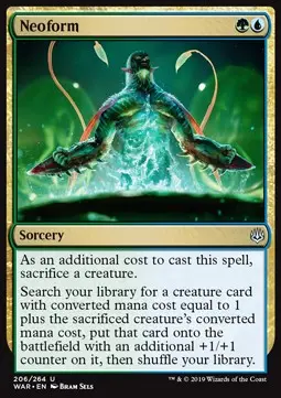 Neoform WAR-206 Uncommon Excellent Englisch Foil