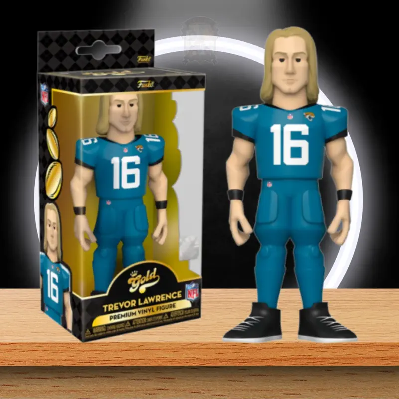 NFL Gold Trevor Lawrence Jaguars Vinyl Gold Figur 13 cm
