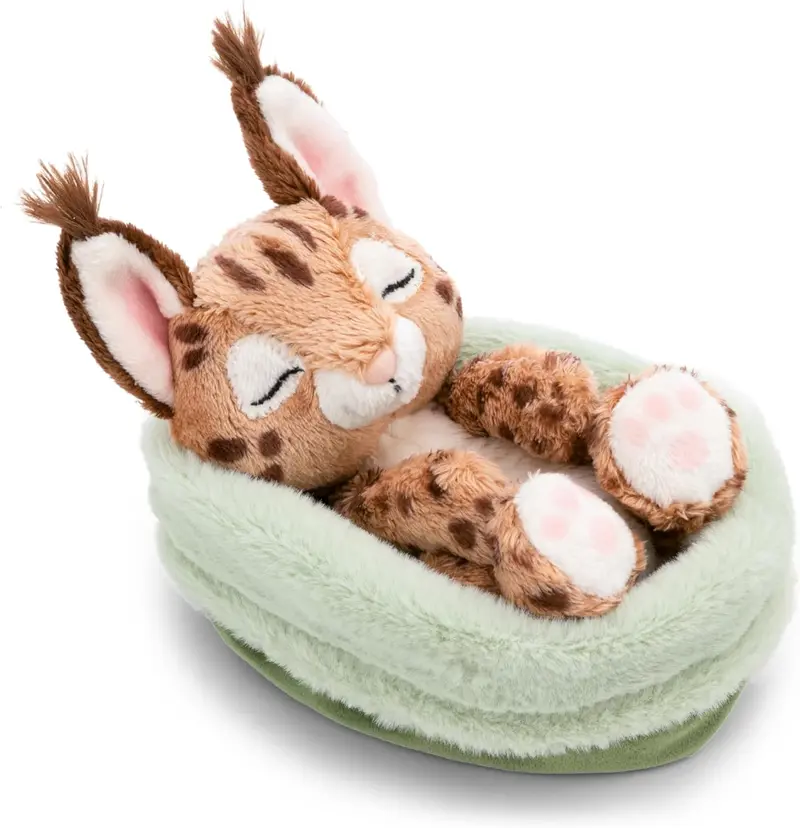 NICI Kuscheltier Karakal 12 cm schlafend Sleeping Pets Wild Cat