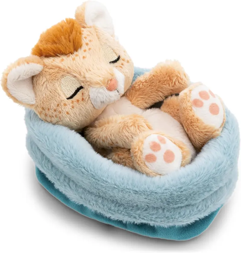 NICI Kuscheltier Löwe 12 cm schlafend Sleeping Pets Wild Cat