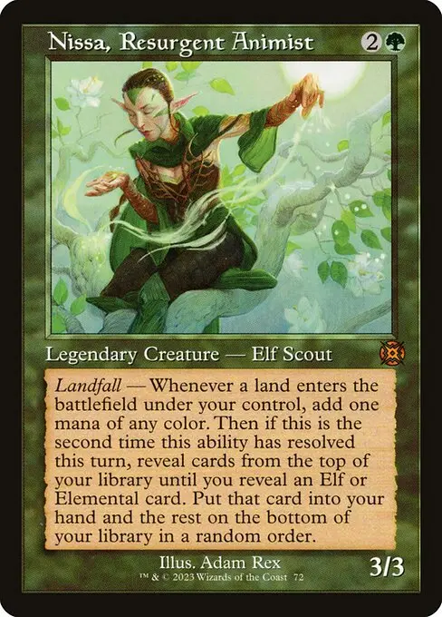 Nissa, Resurgent Animist (V.1) XMAT-72 Mythic Englisch