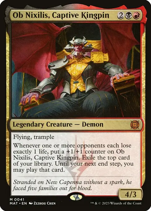 Ob Nixilis, Captive Kingpin MAT-41 Mythic Englisch