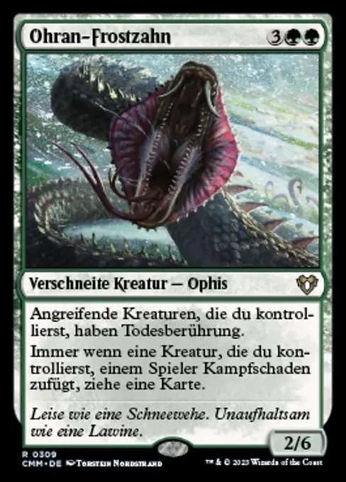 Ohran-Frostzahn CMM-309 Rare Deutsch