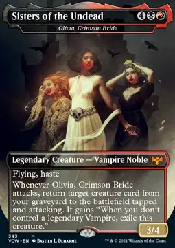 Olivia, Crimson Bride XVOW-343 Mythic Excellent Englisch Foil