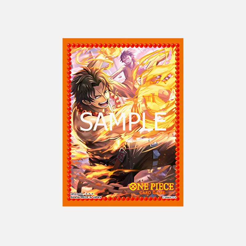One Piece Card Game - Official Card Sleeves (V.10) - Portgas.D.Ace (70 Stück)