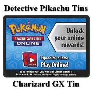 Online Code Card (Detective Pikachu Tins