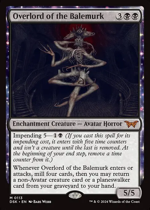 Overlord of the Balemurk DSK-113 Mythic Englisch