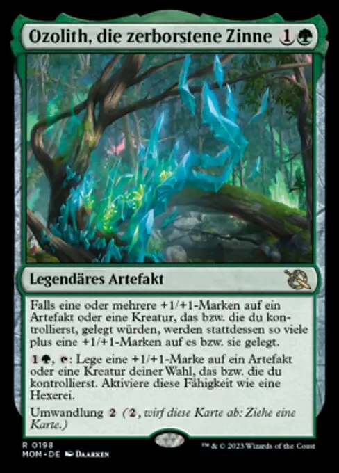 Ozolith, die zerborstene Zinne MOM-198 Rare Deutsch