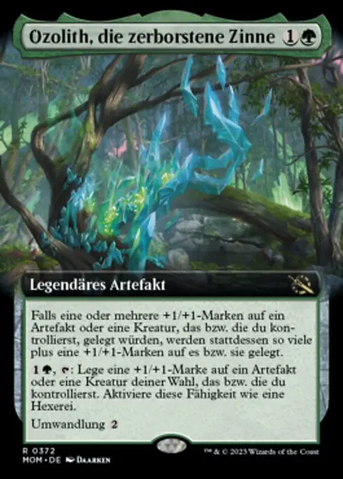 Ozolith, die zerborstene Zinne XMOM-372 Rare Deutsch