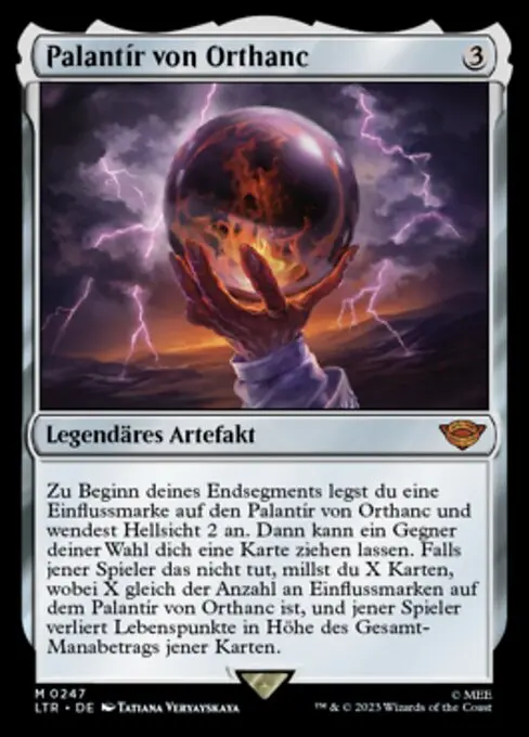 Palantír von Orthanc LTR-247 Mythic Deutsch