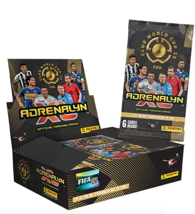 Panini FIFA Club World Cup 2025 TC – Display mit 24 Boostern – Adrenalyn XL Trading Cards – Panini Klub-WM Kollektion