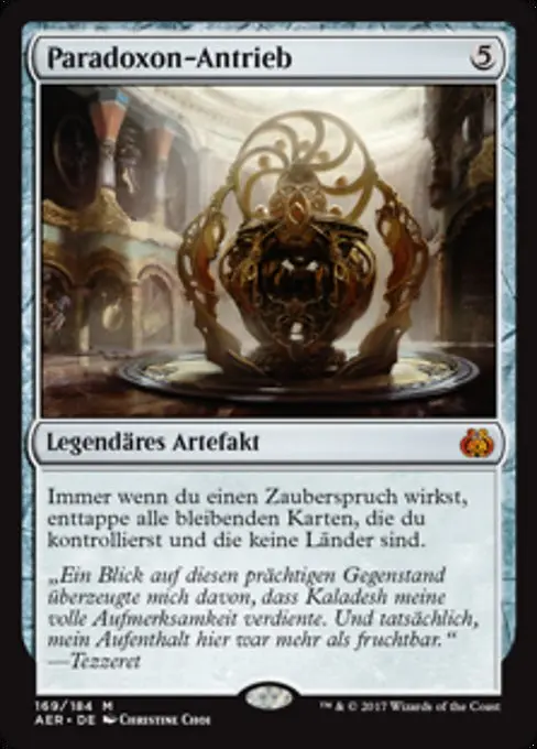 Paradoxon-Antrieb AER-169 Mythic Deutsch