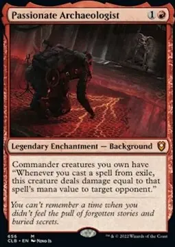 Passionate Archaeologist (V.1) XCLB-656 Mythic Excellent Englisch Foil