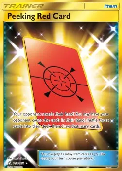 Peeking Red Card UPR-169 Secret Rare Englisch