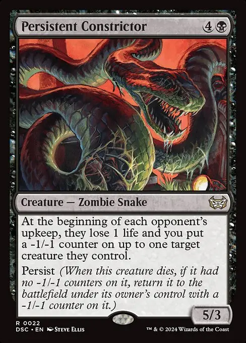 Persistent Constrictor DSC-22 Rare Englisch