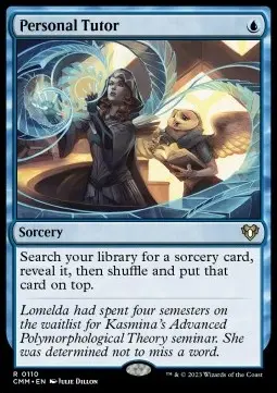Personal Tutor - Commander Masters (Rare) [CMM-110]