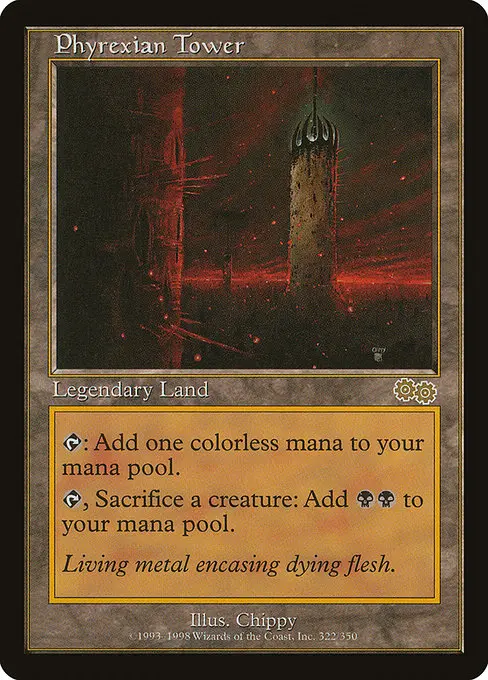 Phyrexian Tower USG-322 Rare Englisch