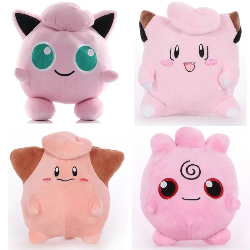 Piepi Clefairy, Pii Cleffa, Pummeluff Jigglypuff,  Fluffeluff Igglybuff Pokemon Kuscheltiere