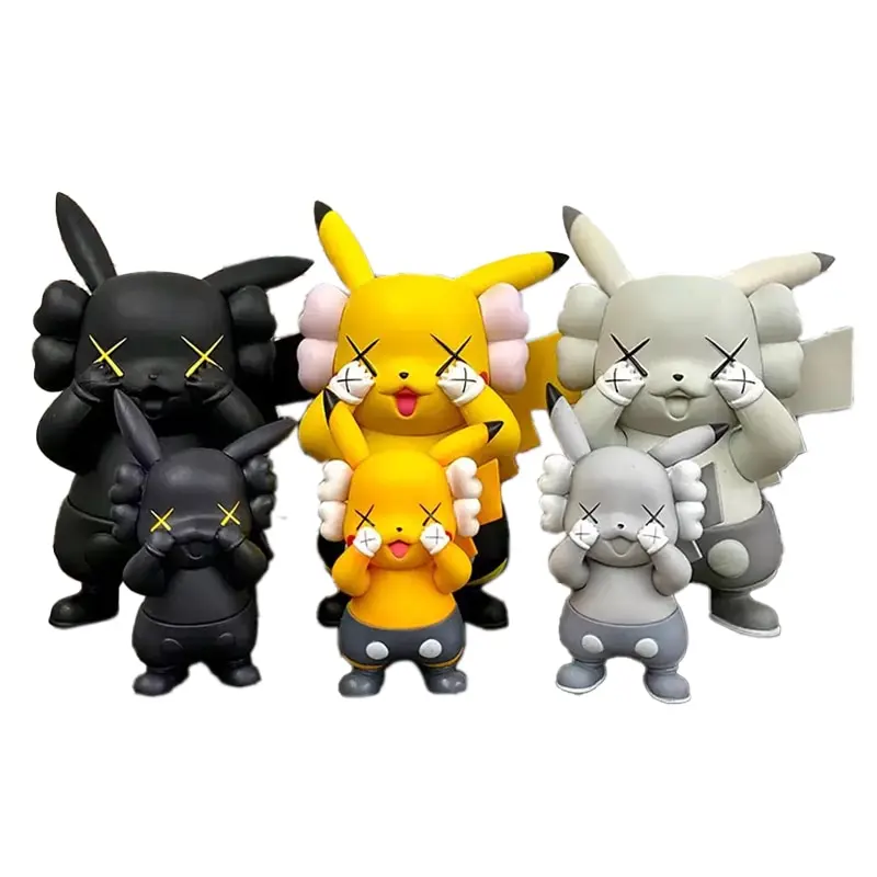 Pikachu Anime Figuren in verschiedenen Farben (10cm oder 18cm)