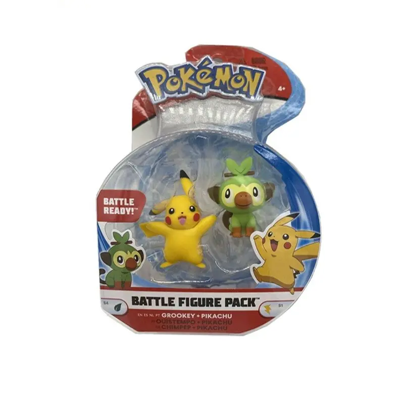 Pikachu, Chimpep, Pummeluff, Memmeon, Hopplo Mampfaxo Figuren Sets