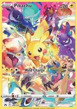 Pikachu - Crown Zenith (Secret Rare) [160]