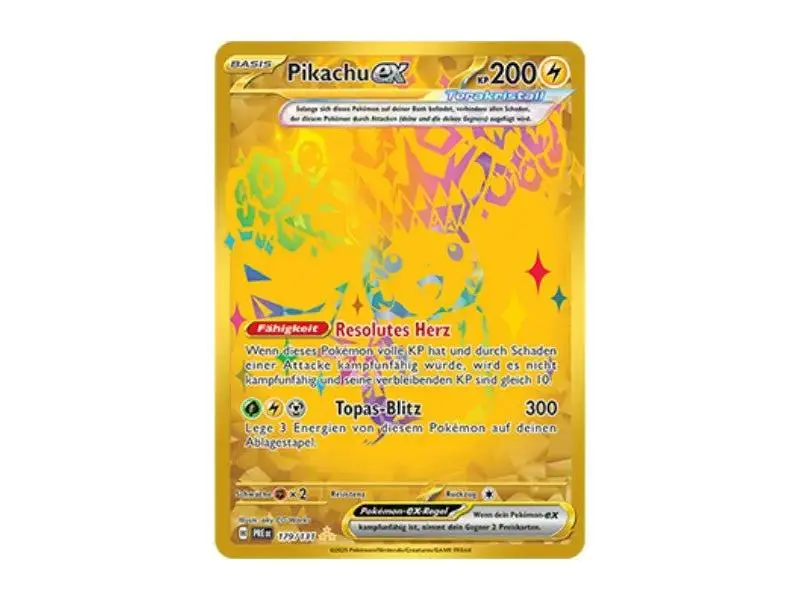 Pikachu ex 179/131 - Hyper Rare