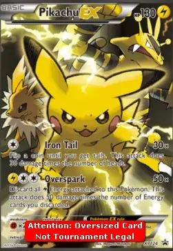 Pikachu EX XYPR-124 Oversized Deutsch