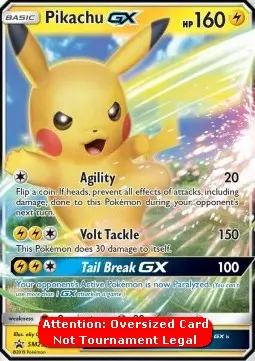 Pikachu GX SM-232 Oversized Deutsch