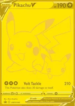 Pikachu V - SWSH Black Star Promos (Promo) [SWSH-145]