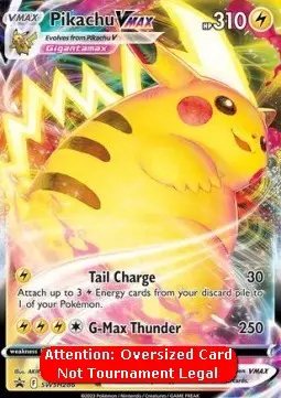 Pikachu VMAX SWSH-286 Oversized Englisch