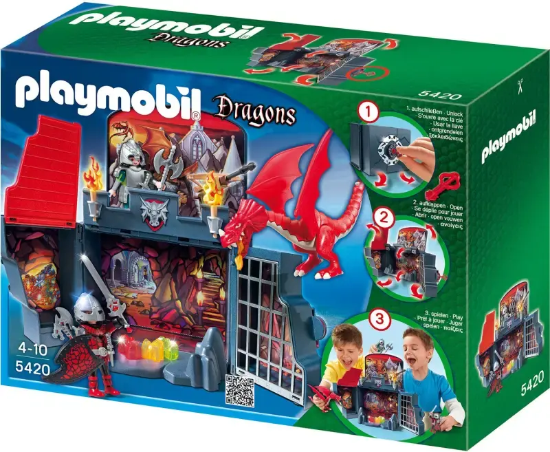 Playmobil 5420 Drachenverlies – Drache & Ritter-Figuren | NEU & OVP | Ab 4 Jahren
