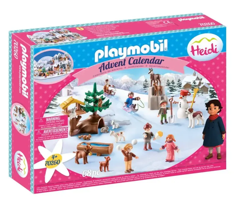 PLAYMOBIL Adventskalender 70260 Heidis Winterwelt – NEU & OVP | Ab 4 Jahren
