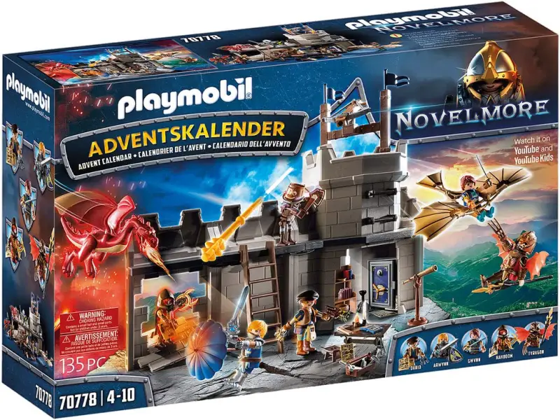 PLAYMOBIL Adventskalender 70778 Novelmore Darios Werkstatt