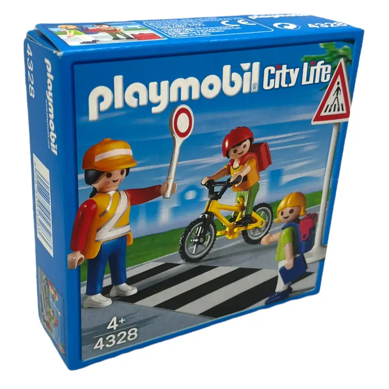 Playmobil Schulweghelferin mit Kindern City Life 4328