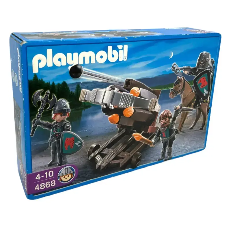 Playmobil Sechsfach-Balliste mit Raubrittern Figur Ritter Pferd 4868