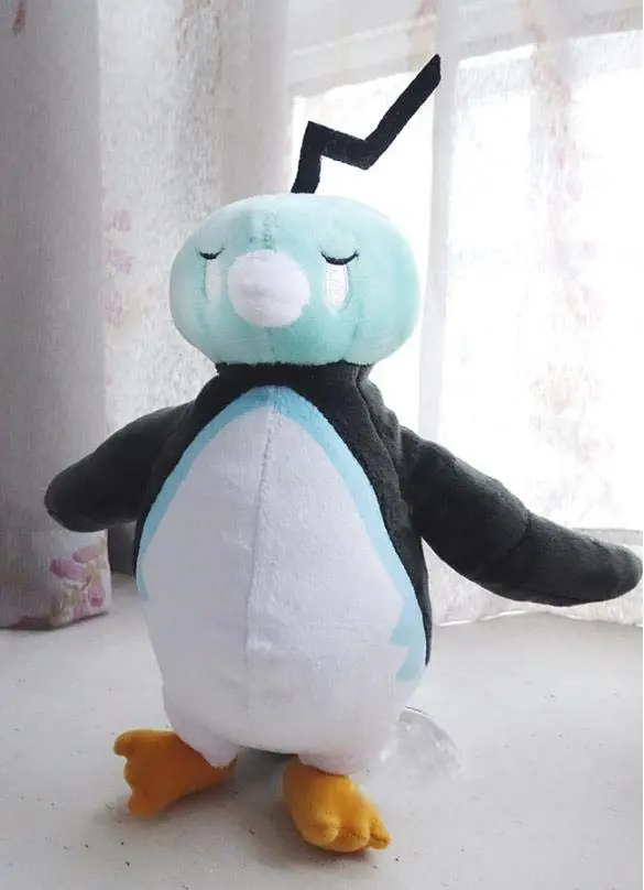 Plüschfigur Pokémon Eiscue Kubuin mit freiliegendem Kopf