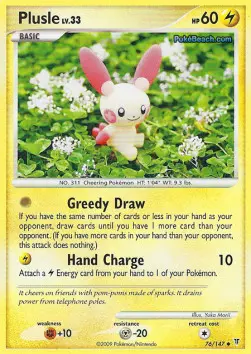 Plusle Lv.33 SV-76 Uncommon Deutsch