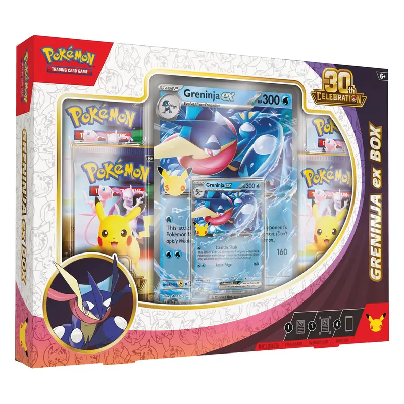 Pokémon 30th Celebration – Greninja ex Box (englisch) *Vorbestellung