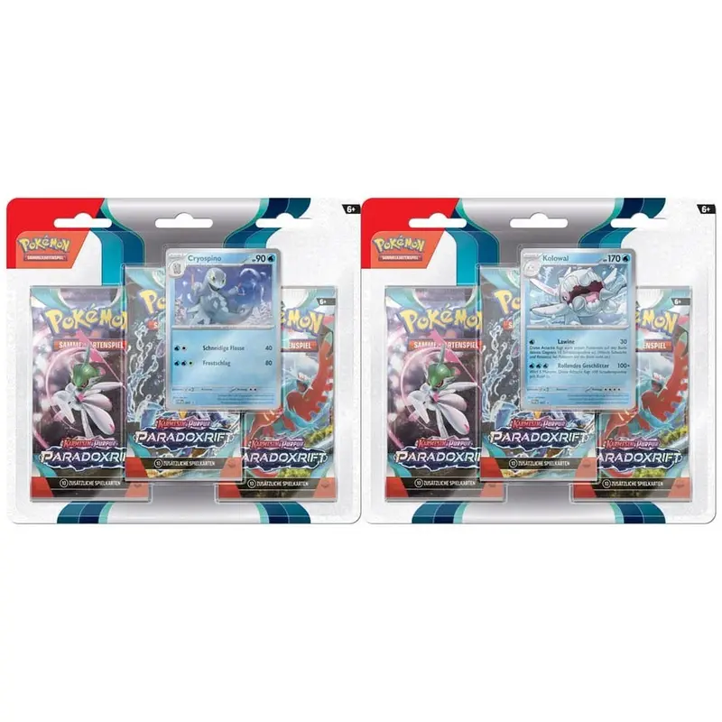 Pokémon - 3er Pack Blister - Paradox Rift - DE