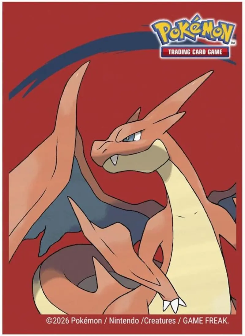 Pokémon 65 Soft Sleeves – Mega Charizard Y Artwork | Ultra Pro